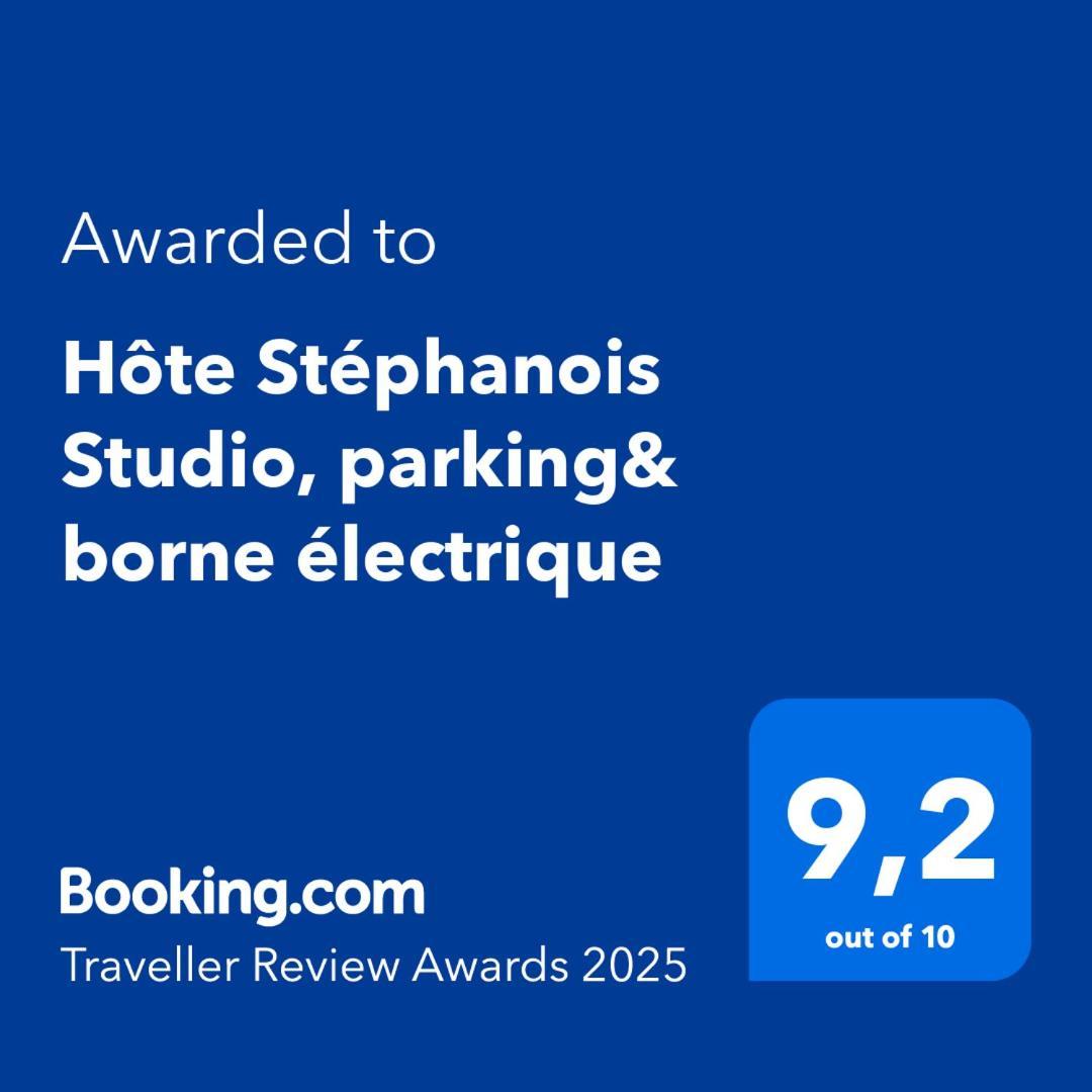 Hote Stephanois Studio, Parking& Borne Electrique Saint-Etienne  Bagian luar foto